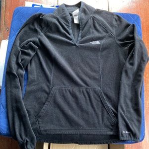 The North Face black fleece pullover